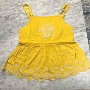 Jun & Ivy - Yellow Tank Top - Large